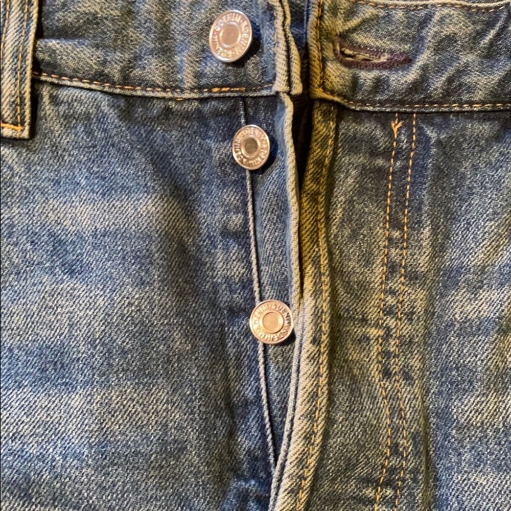 H&M denim skirt never worn size 14 - Picture 2 of 5